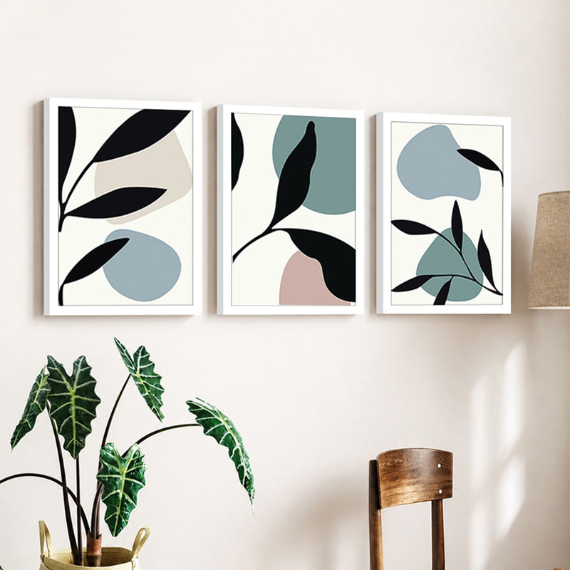 Surreal Leaphony Botanical Wall Art - Set Of Three media 4