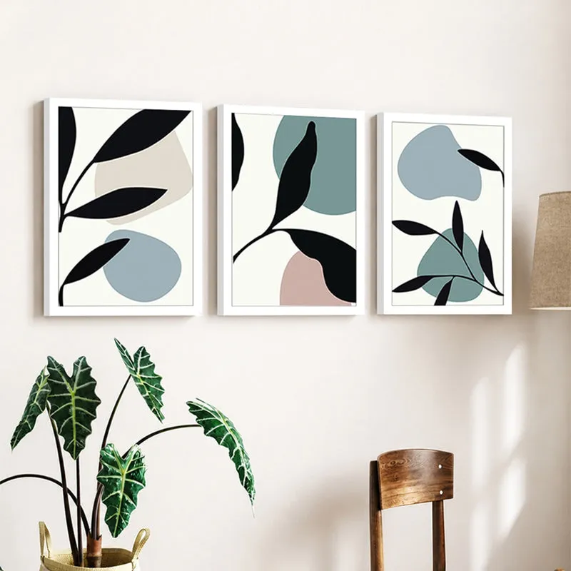 Surreal Leaphony Botanical Wall Art - Set Of Three media 4