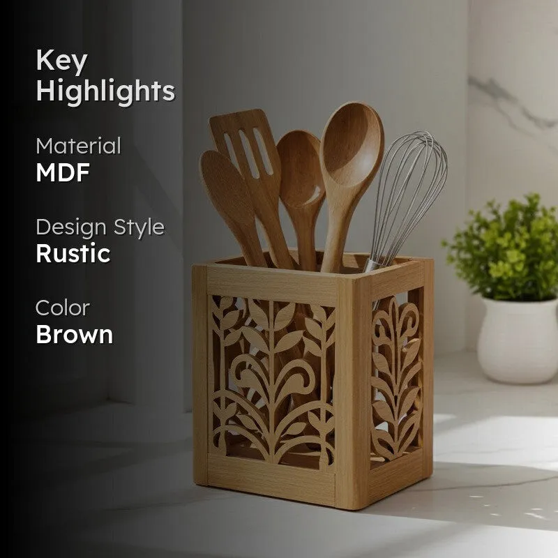 Table Nest MDF Rustic Cutlery Stand media 2