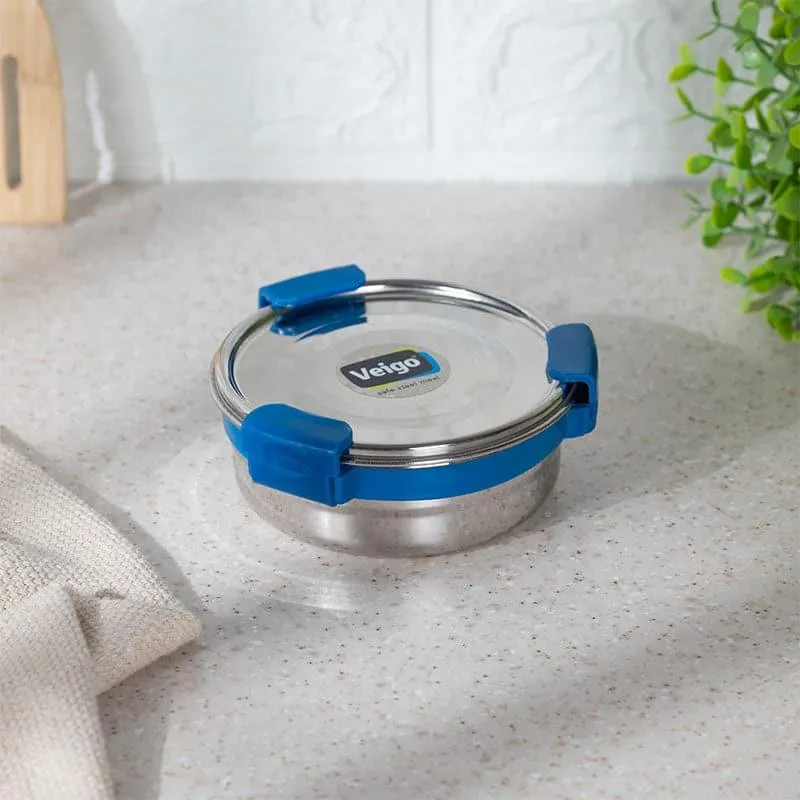 Clip Lock Lunch Box (275 mL) - Dark Blue media 1