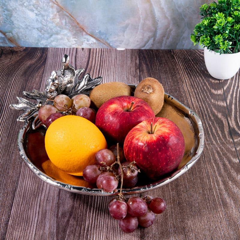 Frila Aluminum Platter - 10.2x9.6x4.7 inch