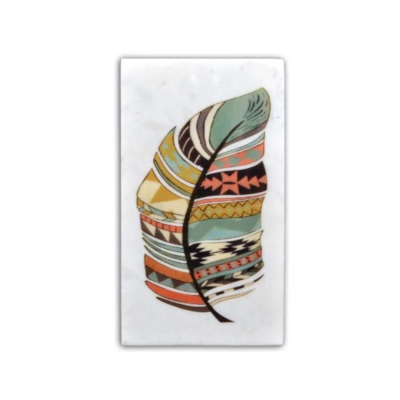 Feathery Fall Marble Wall Accent media 3