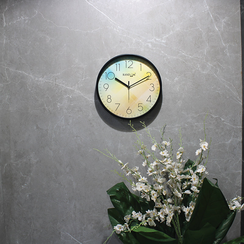 Dreamy Pastel Splash Clock