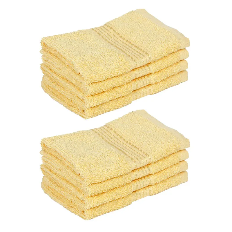Bodil Face Towel (Yellow) - Set Of Eight media 4