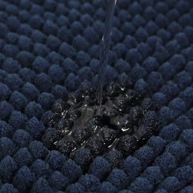 Blissful Solid Bathmat - Blue media 4