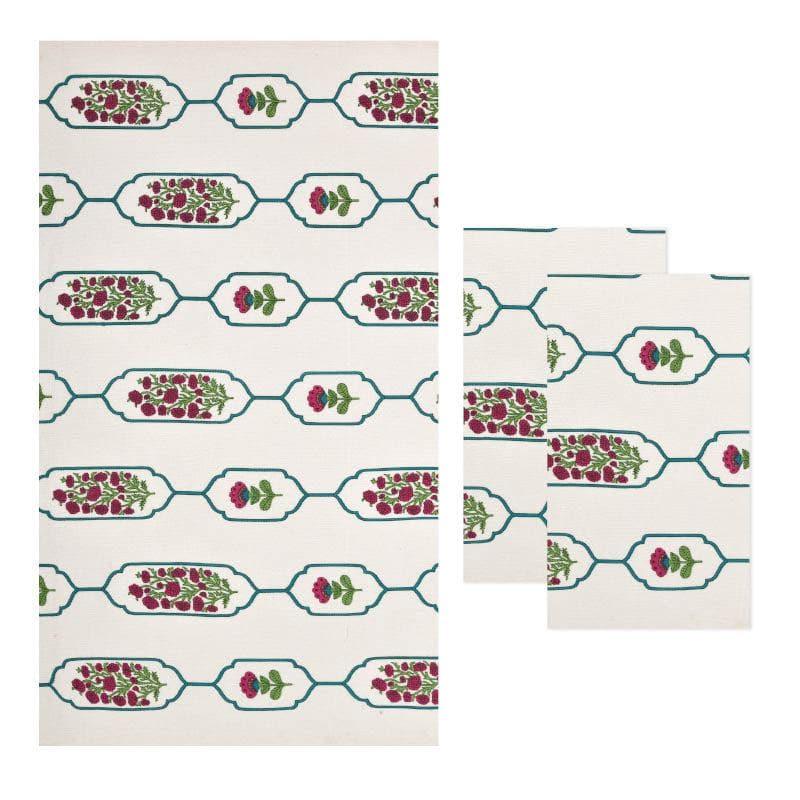 Jaipuri Waffle Towel Combo - Three Piece Set media 3