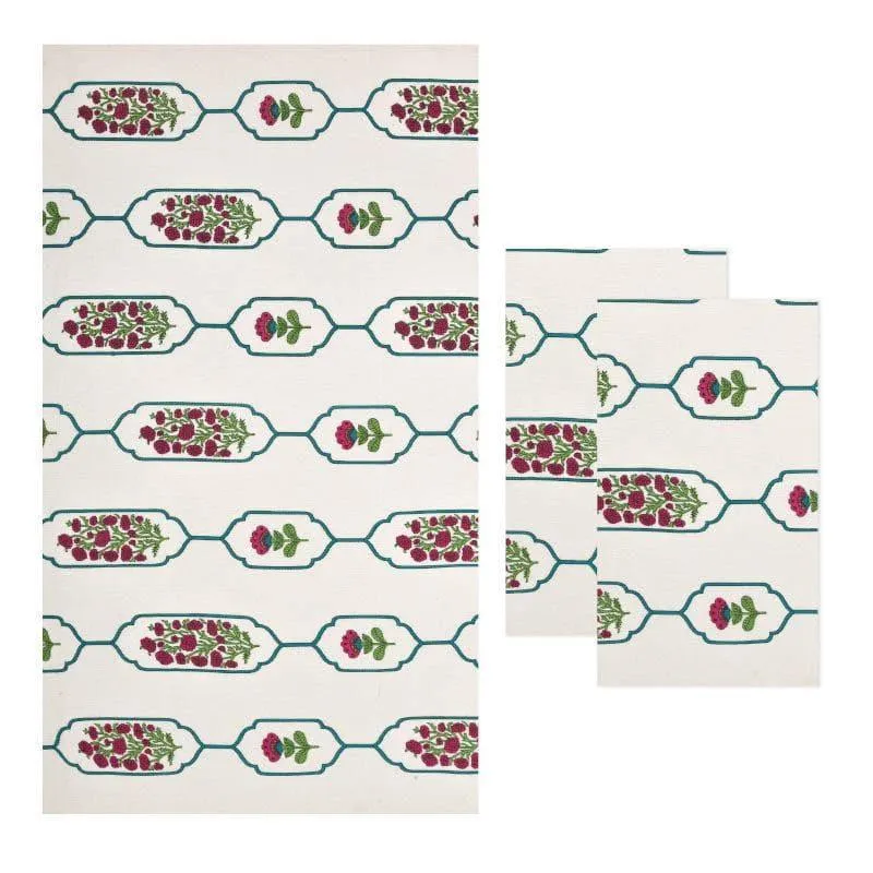 Jaipuri Waffle Towel Combo - Three Piece Set media 3