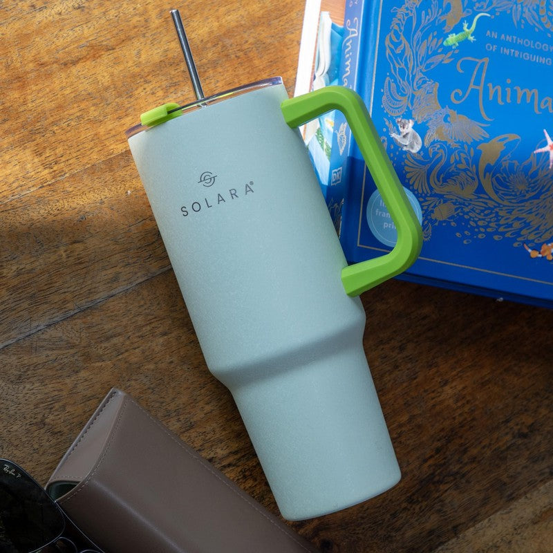 Solara Urban Chill Stainless Steel Tumbler (1200 ML) - Green media 7