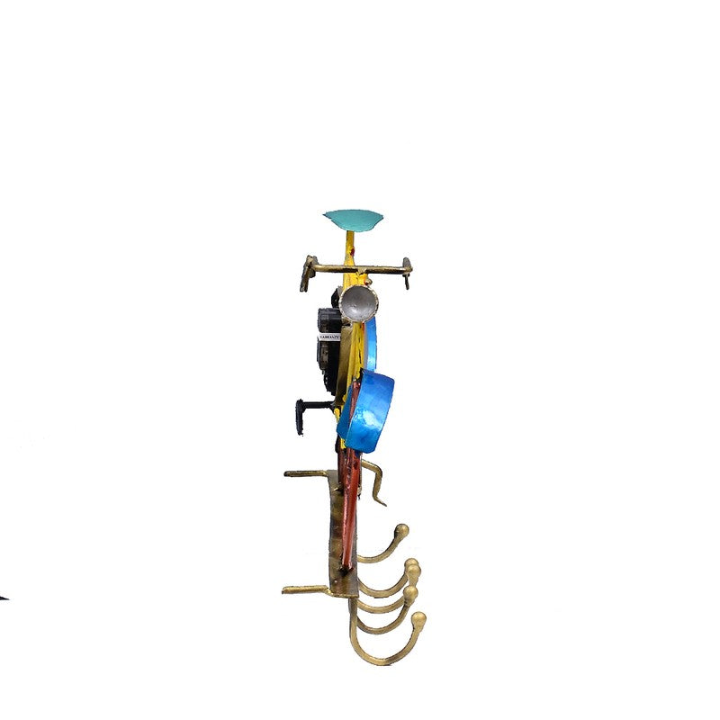 Cycle Utility Key Holder Metal Wall Clock media 5