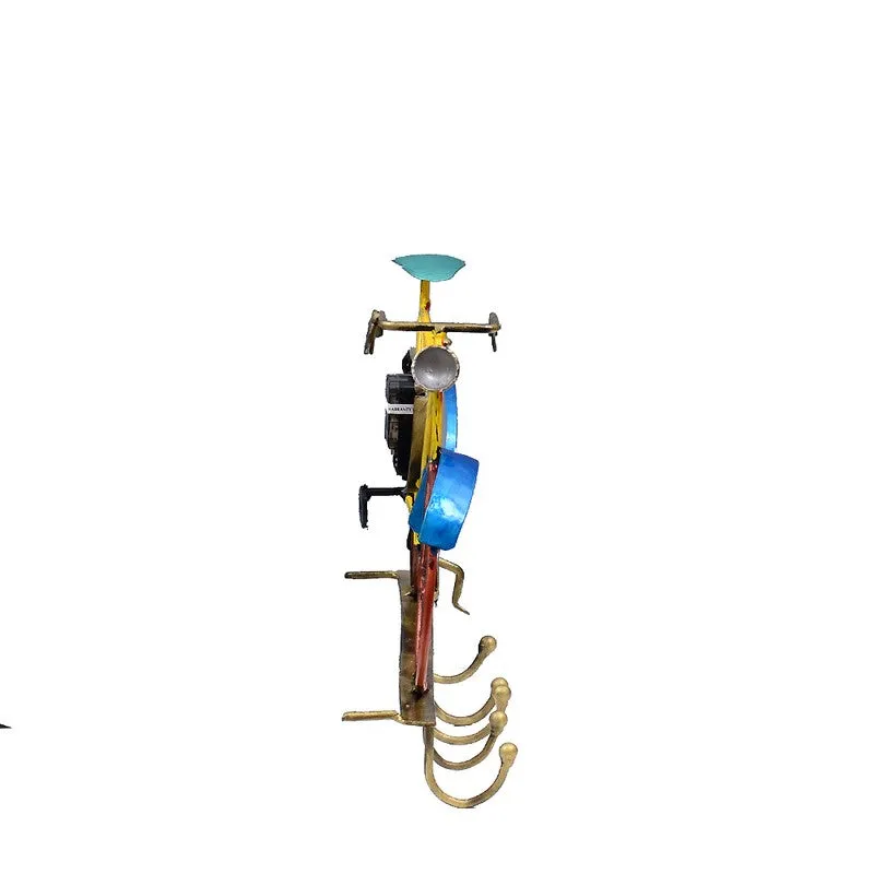 Cycle Utility Key Holder Metal Wall Clock media 5