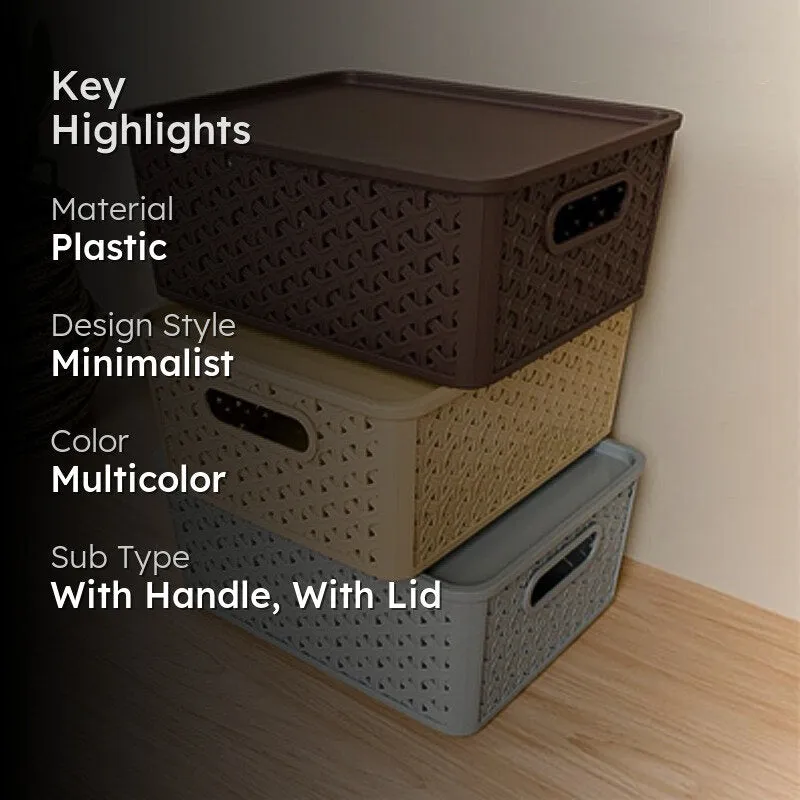 Swyft Plastic Storage Basket - Set Of Three media 2