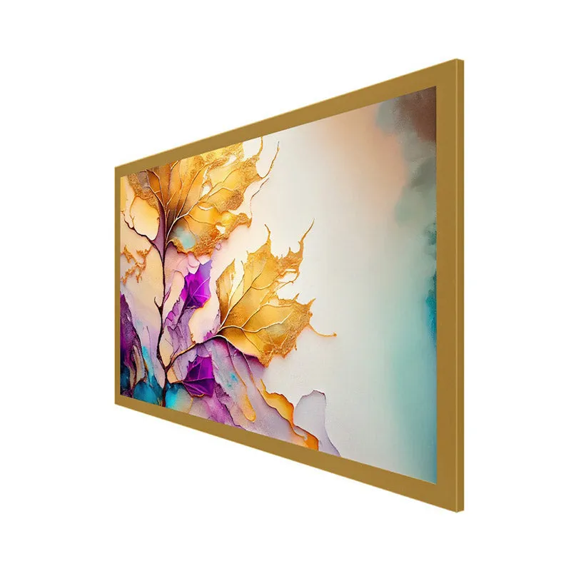 Abstract Autumn Canvas Wall Painting media 4