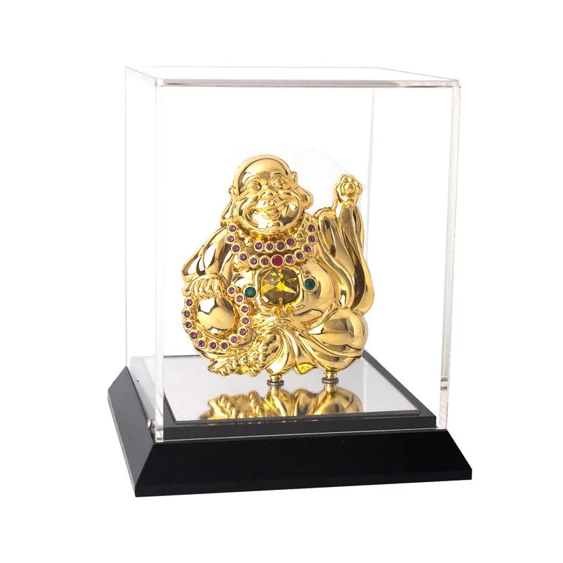 GoldenBudhha 24K Gold Plated Mild Steel Showpiece media 4