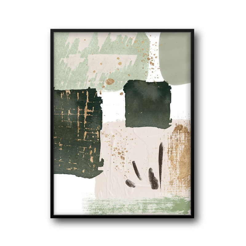 Earth & Sage Framed Canvas Wall Painting media 6