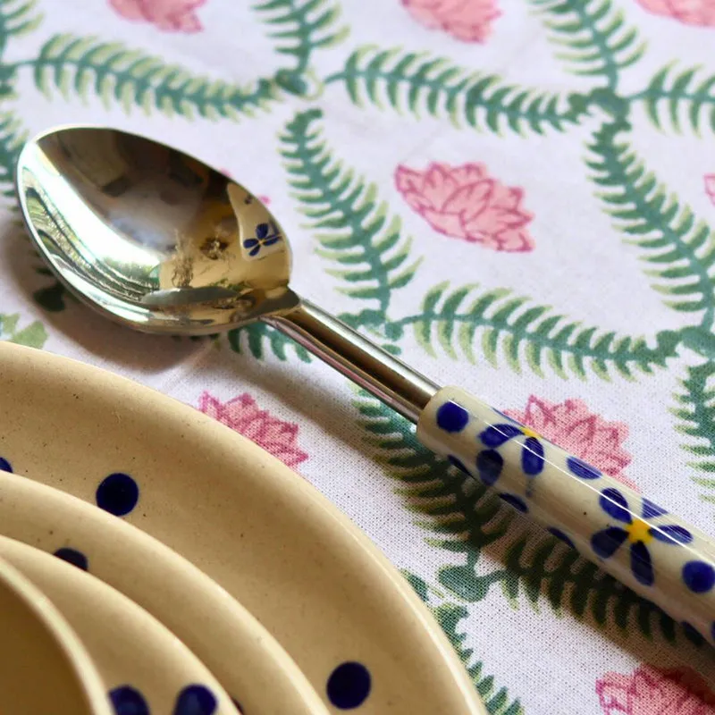 Petal Drop Steel Table Spoon media 3