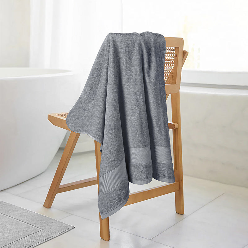 Reign Bath Towel - Steel Grey