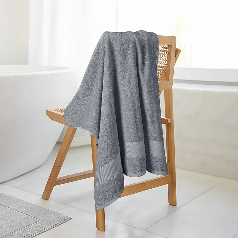 Reign Bath Towel - Steel Grey media 1