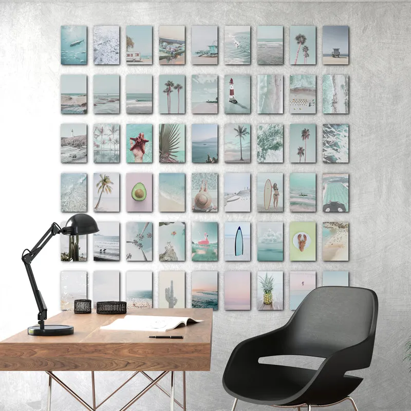 Seaside Serenity Gift Wall Poster - Set Of Fifty Four - 1