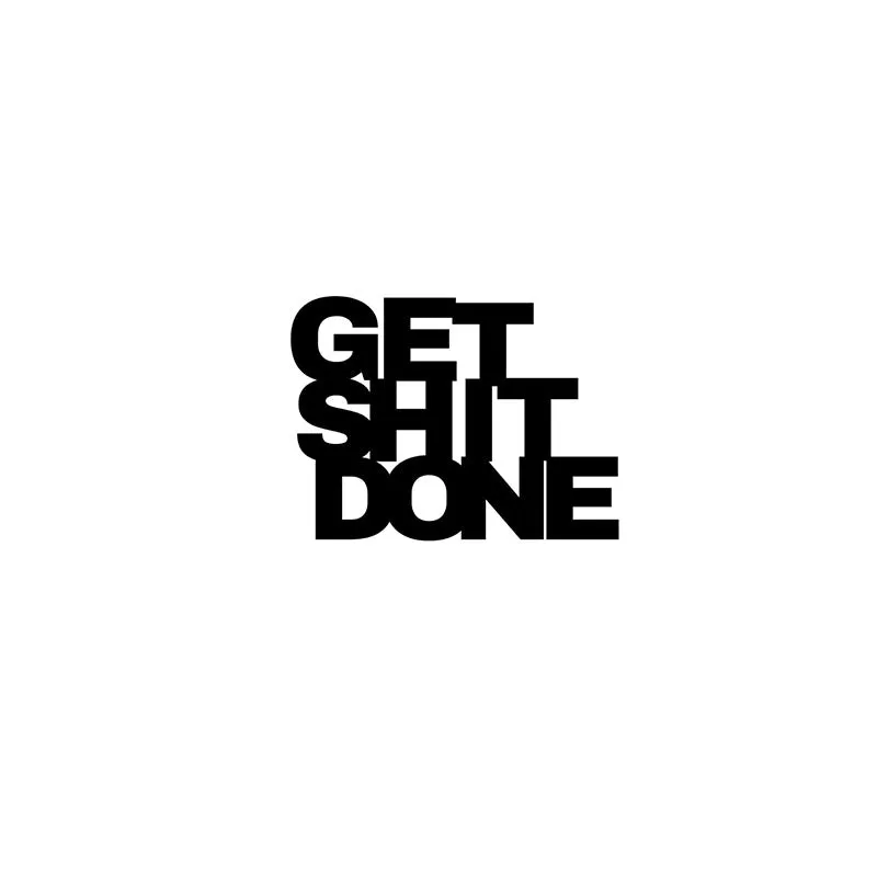 Get Shit Done Iron Wall Accent media 3