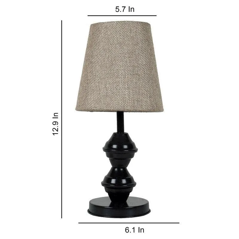 Bria Idony Fabric Table Lamp - Beige,Brown media 5