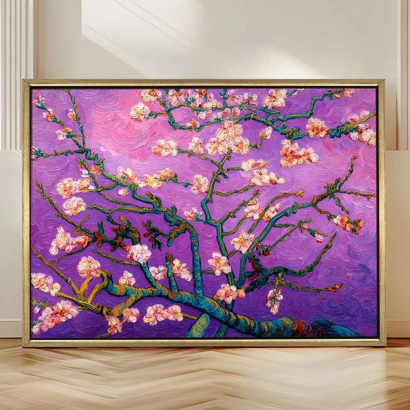 Pastel Canopy Canvas Wall Painting With Frame media 4