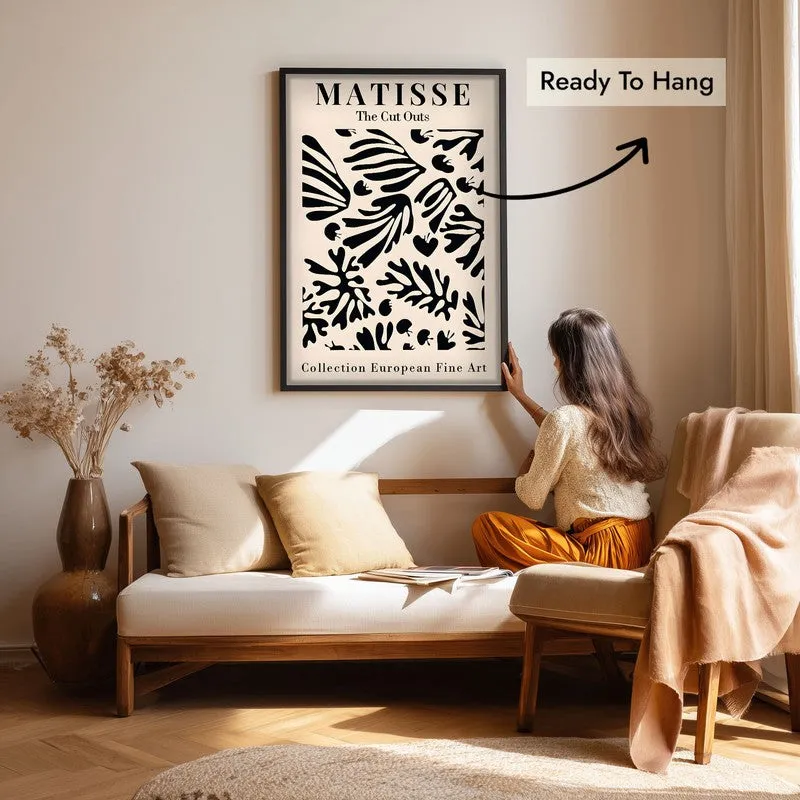 Nocturne Canvas Wall Painting With Black Frame media 7