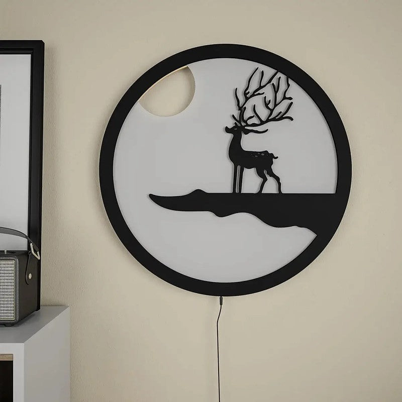 GlowDeer Backlit MDF Wall Accent media 3