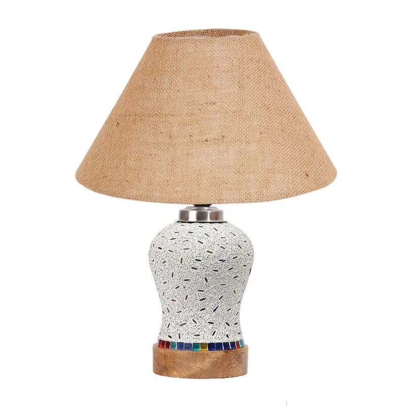 Silvra Wooden Table Lamp - Multicolor media 5