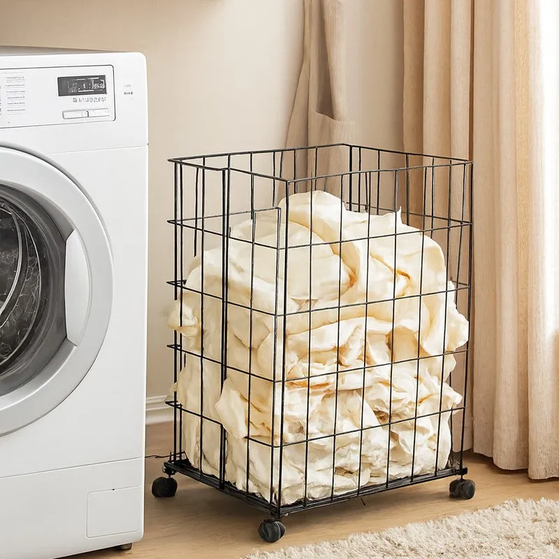 Tidygo Foldable Iron Laundry Basket - Black media 3