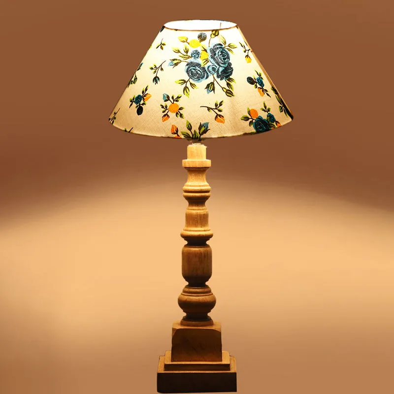 Fleur Cone Arbor Wooden Table Lamp media 5