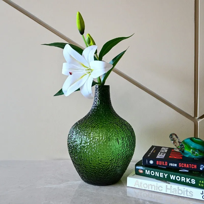 Stonewave Glass Vase - Green media 1