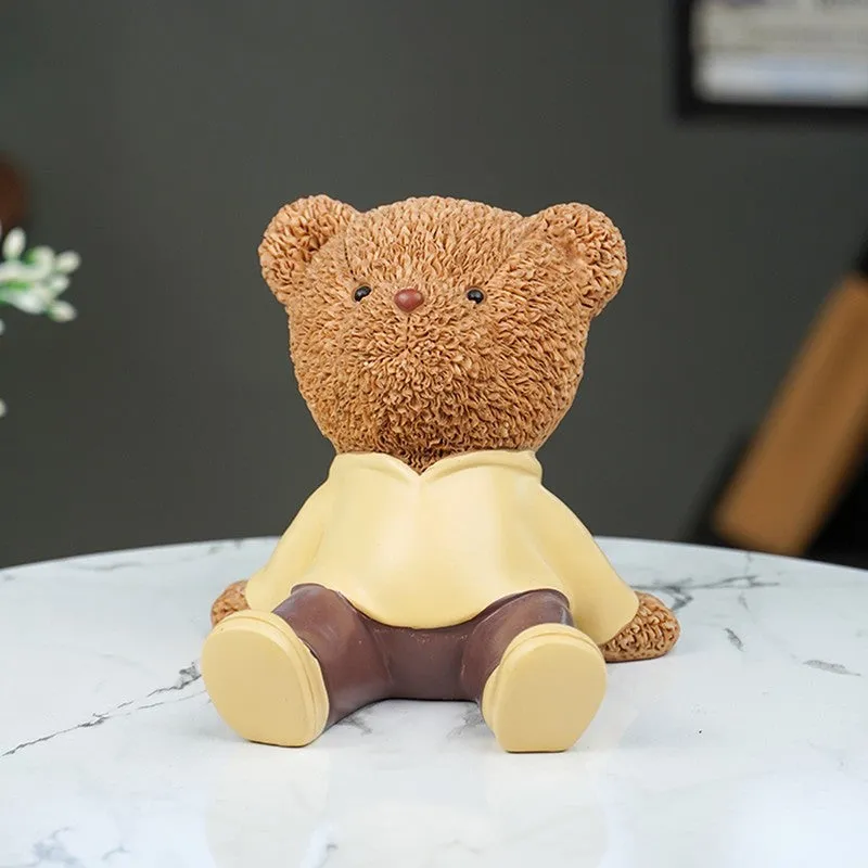 Decorative Teddy Bear Showpiece -Brown media 4