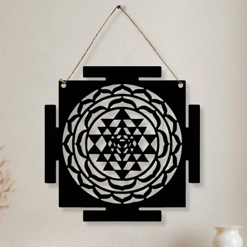 Infinite Mandala Lines Iron Wall Accent media 3