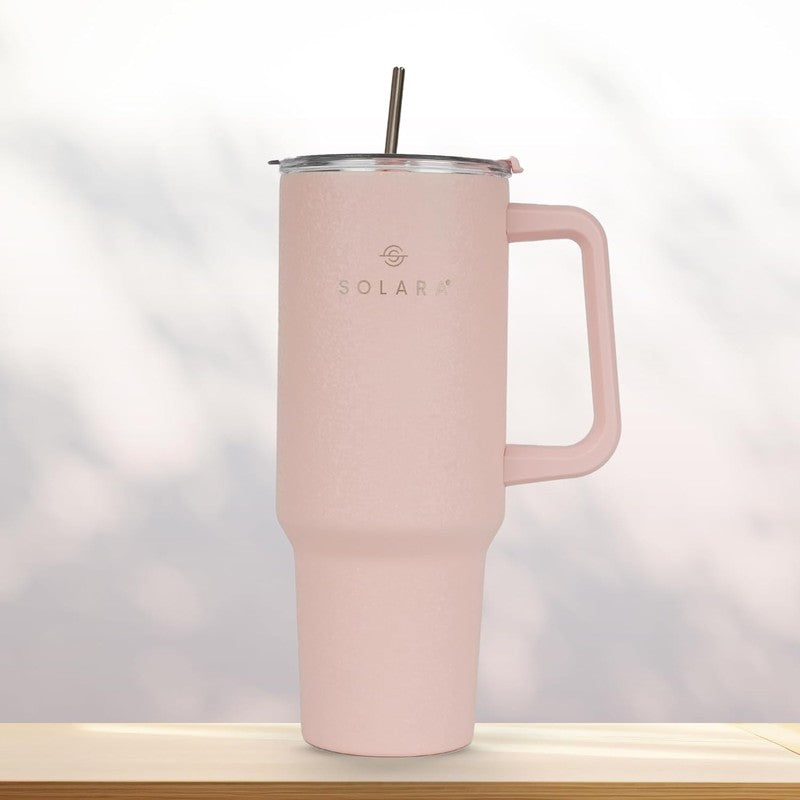 Solara Urban Chill Stainless Steel Tumbler (1200 ML) - Beige media 3