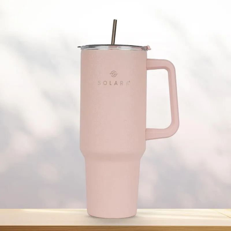 Solara Urban Chill Stainless Steel Tumbler (1200 ML) - Beige media 3
