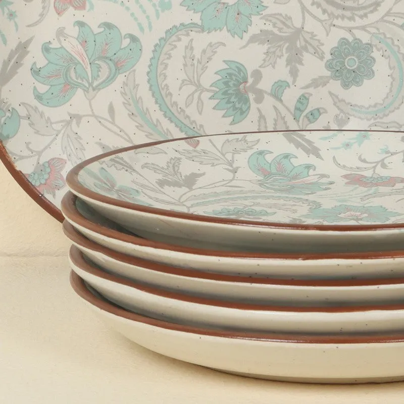 Ceramic Quarter Plate (Multicolor) - Set Of Six media 5