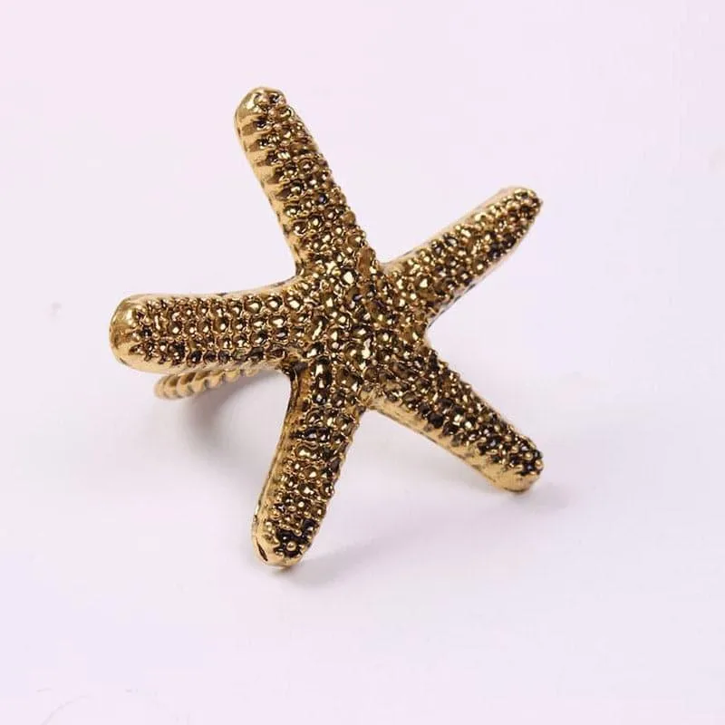Ocean Muse Napkin Ring - Set Of Four media 3