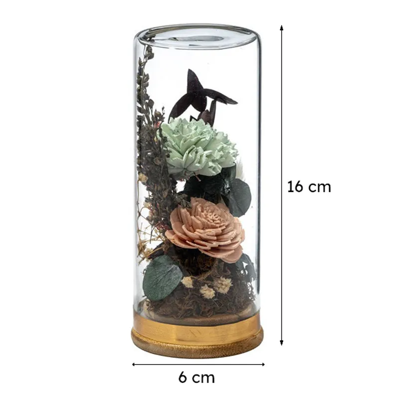 Mento Solawood Flower Bunch In Glass Tube media 7