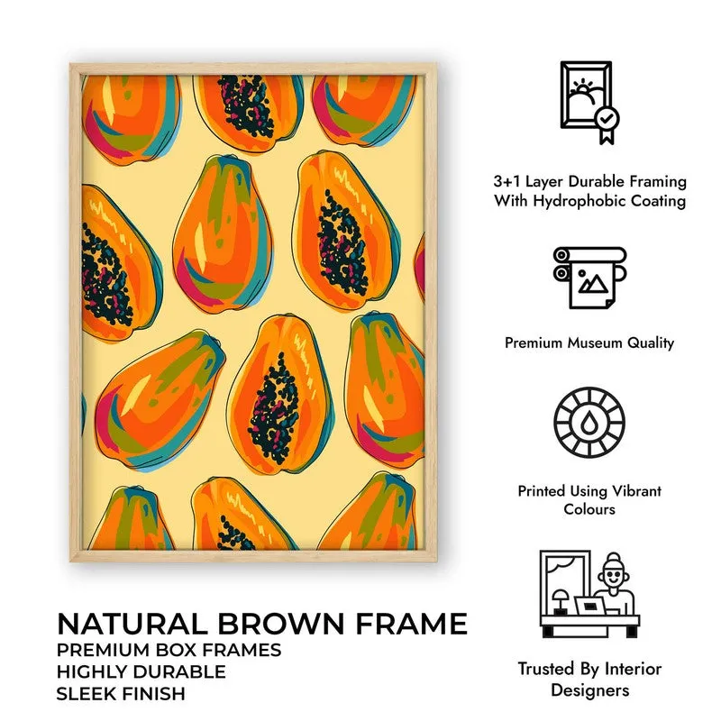 PapayaFarm Archival Canvas Wall Art - Brown media 11