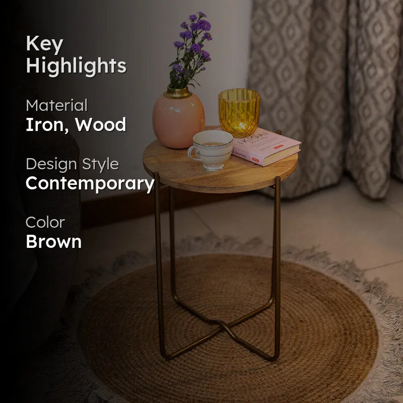 Woodside Iron Side Table media 2
