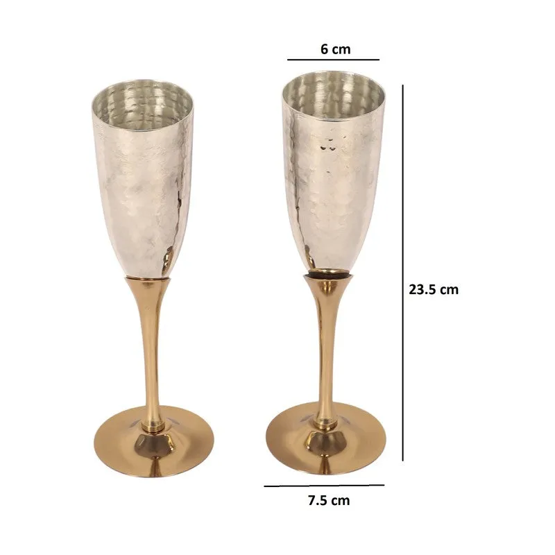LuxePour Wine & Champagne Glasses (240 mL Each) - Three Piece Set media 11