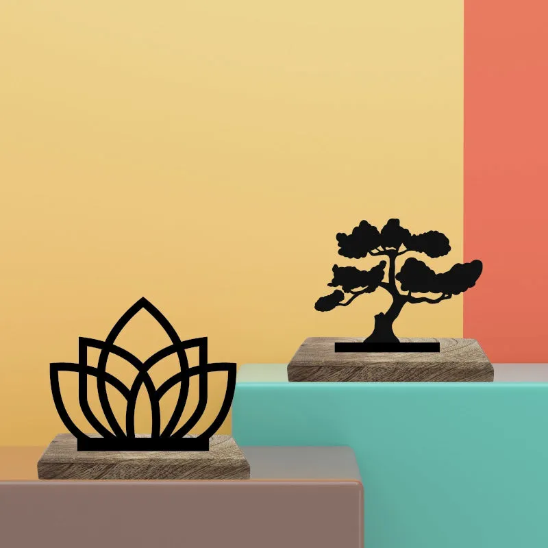Nature's Serenity Showpiece - Set Of Two media 1