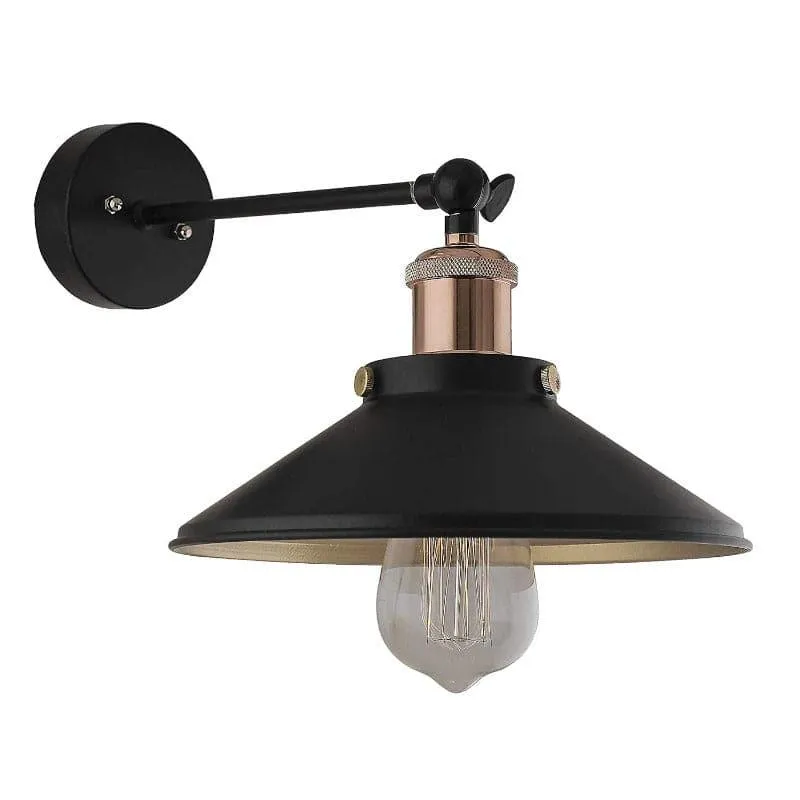 Avena Cone Metal Wall Lamp - Rose Gold media 4
