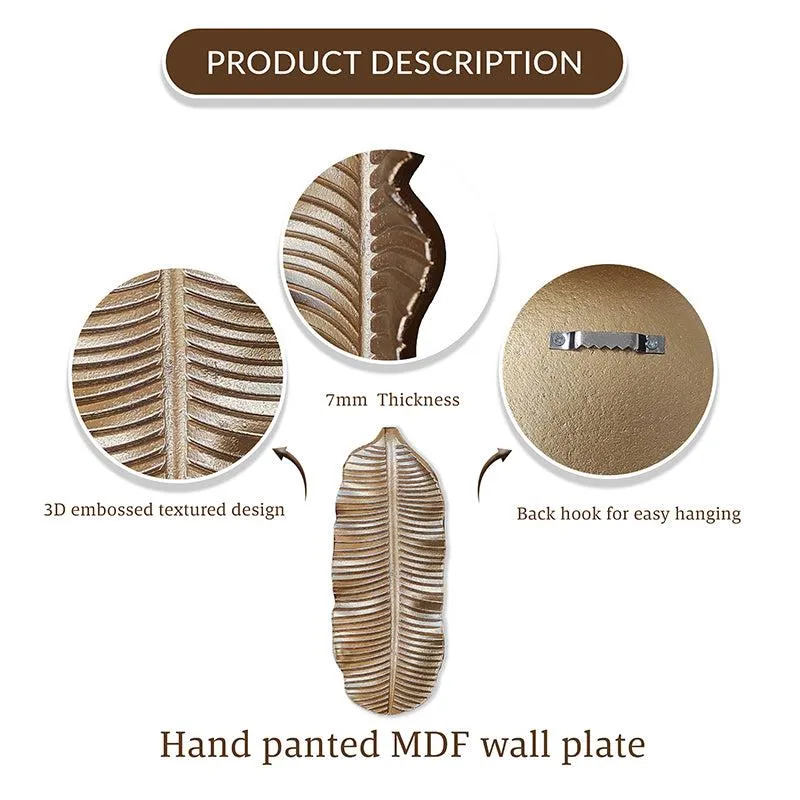Foliage Opulence MDF Wall Accent - Set Of Two media 5