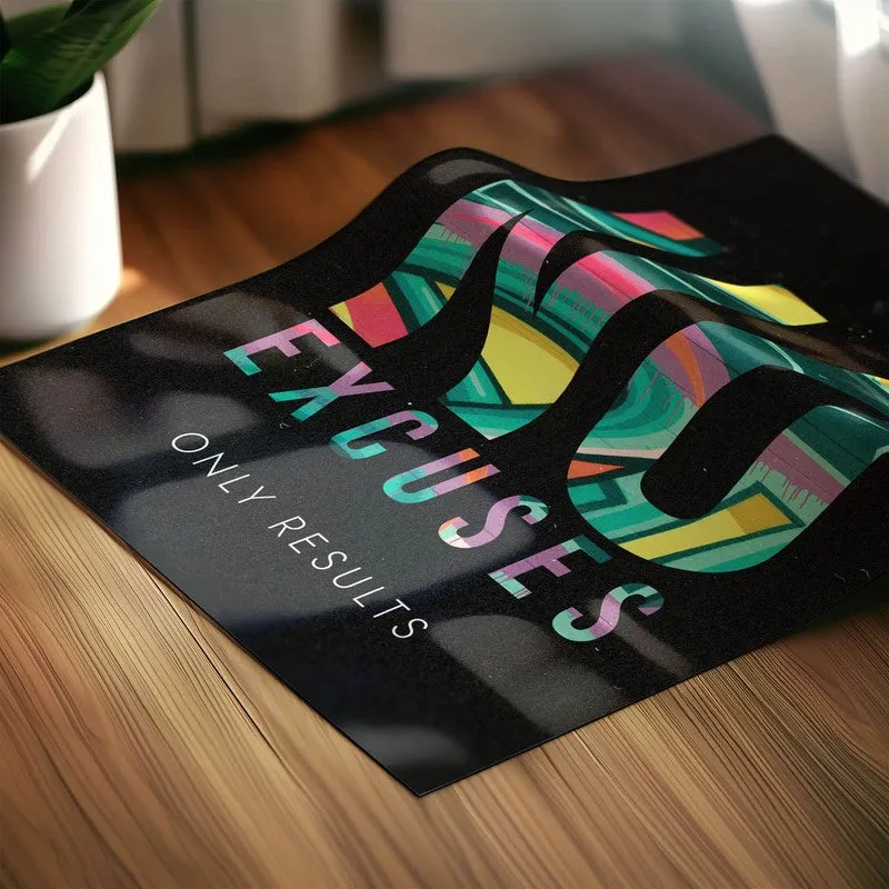 No Excuses Vibes Wall Poster media 5