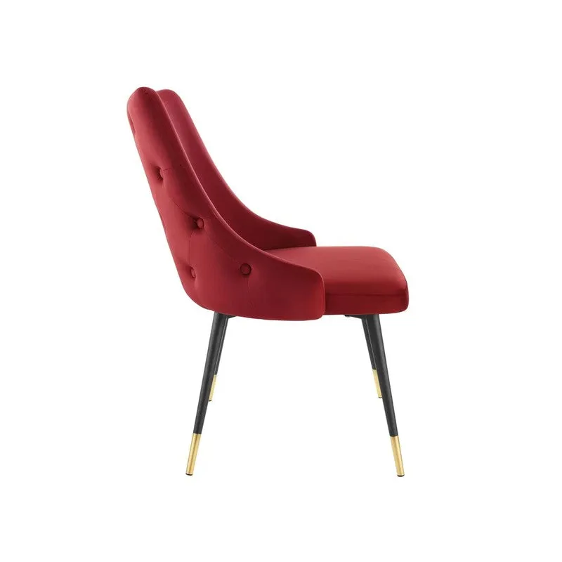 Lunara Neem Wood Accent Chair - Maroon media 8
