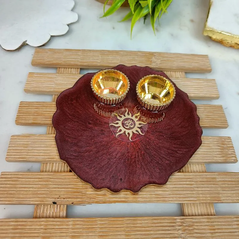 Surya Resin Pooja Thali media 4
