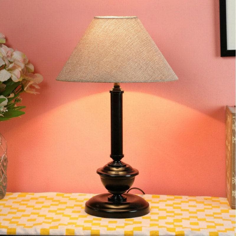 Laepo Agatha Fabric Table Lamp - Beige,Black