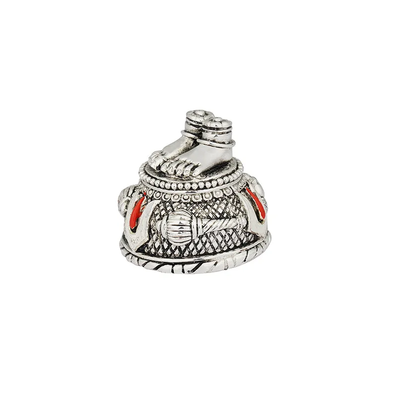 Shree Paadham Polyresin Idol - Silver media 4