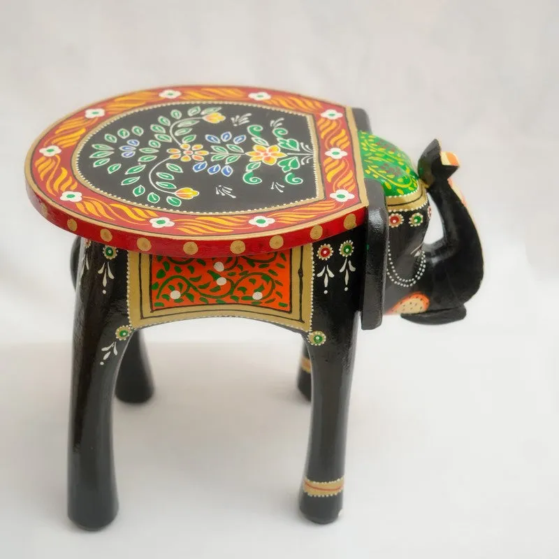 Virex Color Art Mango Wood Stool media 5